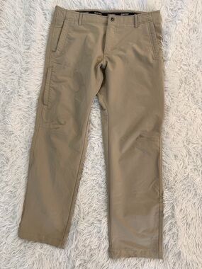 Hi-Tec Performance Hiking Pants Khaki Lightweight Stretch 34x30
